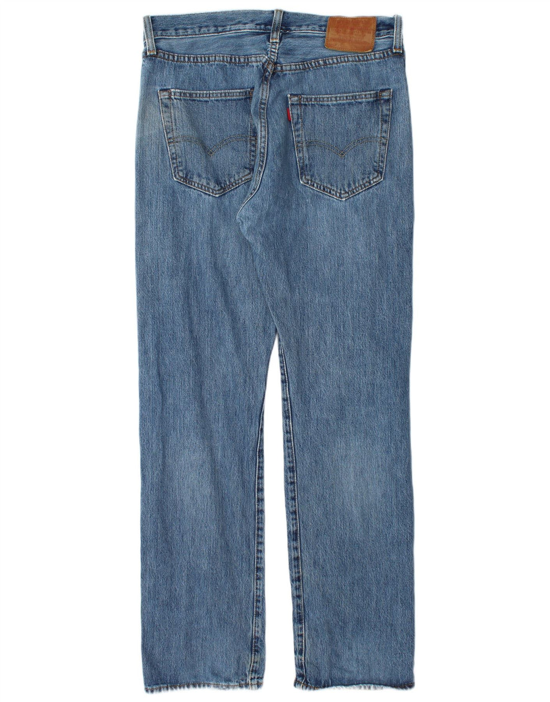 Męskie jeansy Levi's 501 Straight W32 L32 Niebieskie bawełniane