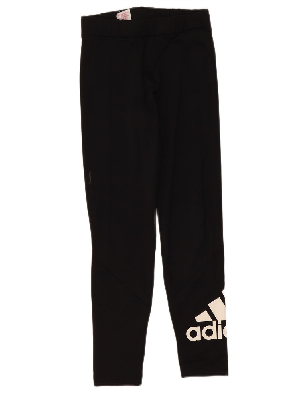 Legginsy dziewczęce Adidas z grafiką 11-12 lat, czarny poliester