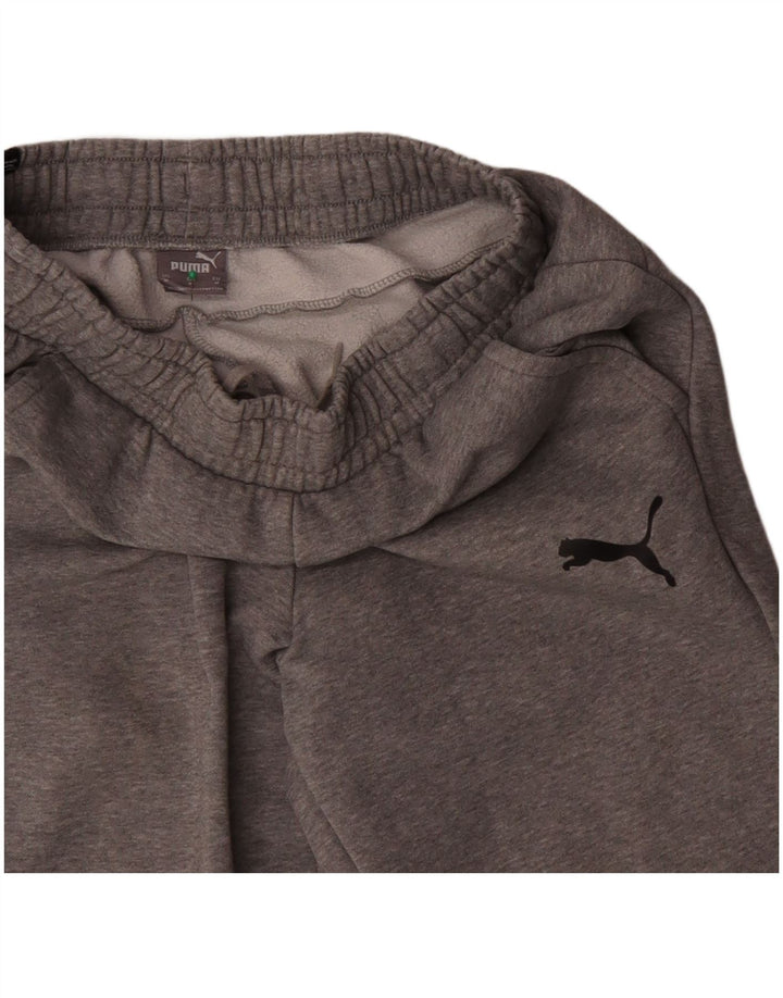 Damskie spodnie dresowe Puma Joggers UK 12 Średnioszare, bawełniane