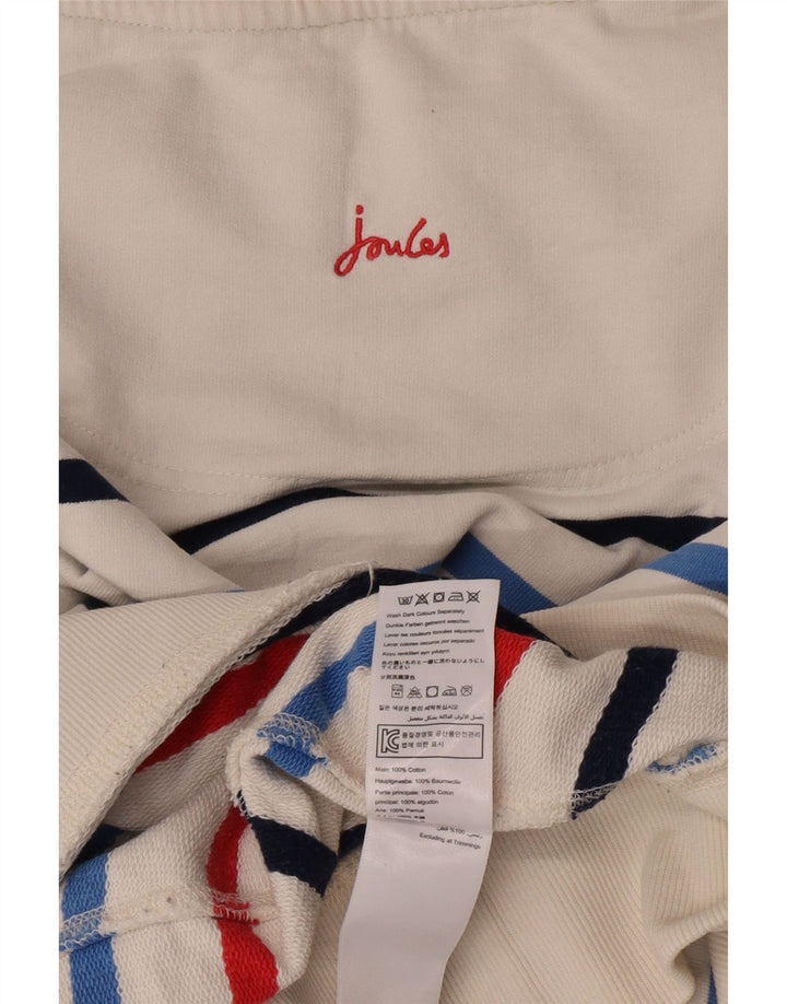 Damska bluza oversize Joules UK 14, średnia bawełna w białe paski