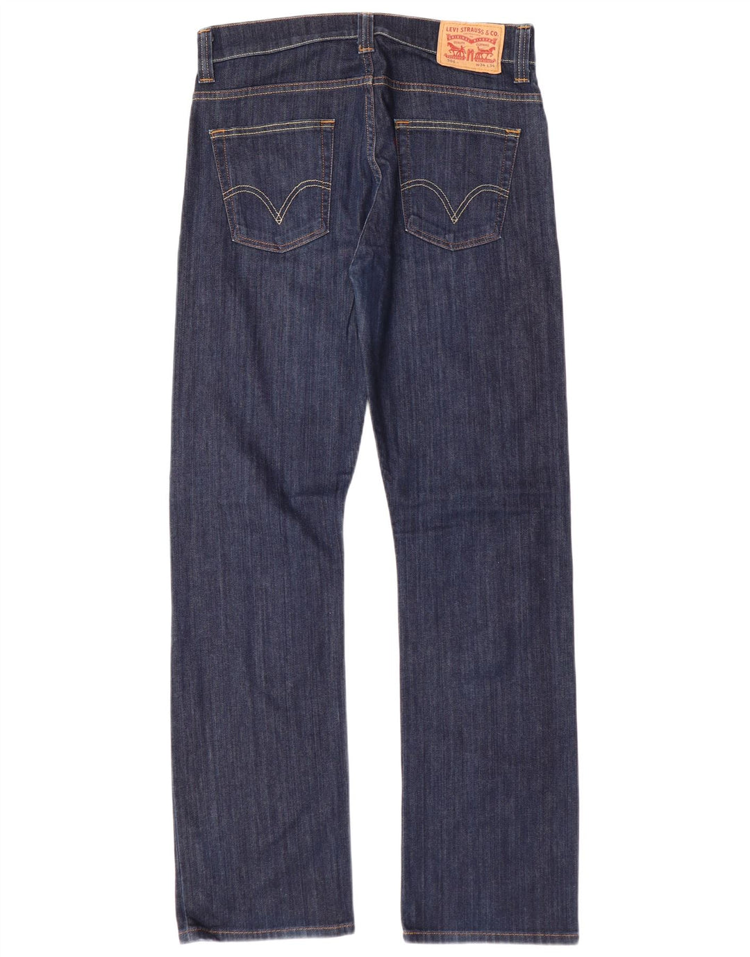 Męskie dżinsy Levi's 506 Straight W34 L34 Granatowa bawełna