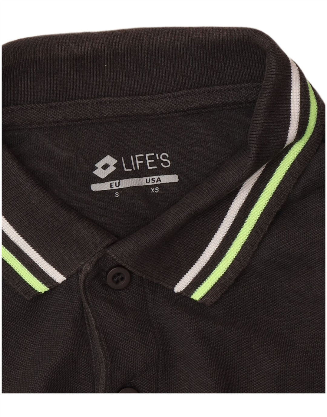 LOTTO Mens Polo Shirt XS Grey