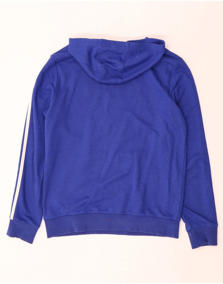 Chłopięcy sweter z kapturem ADIDAS z grafiką 13-14 lat, niebieska bawełna