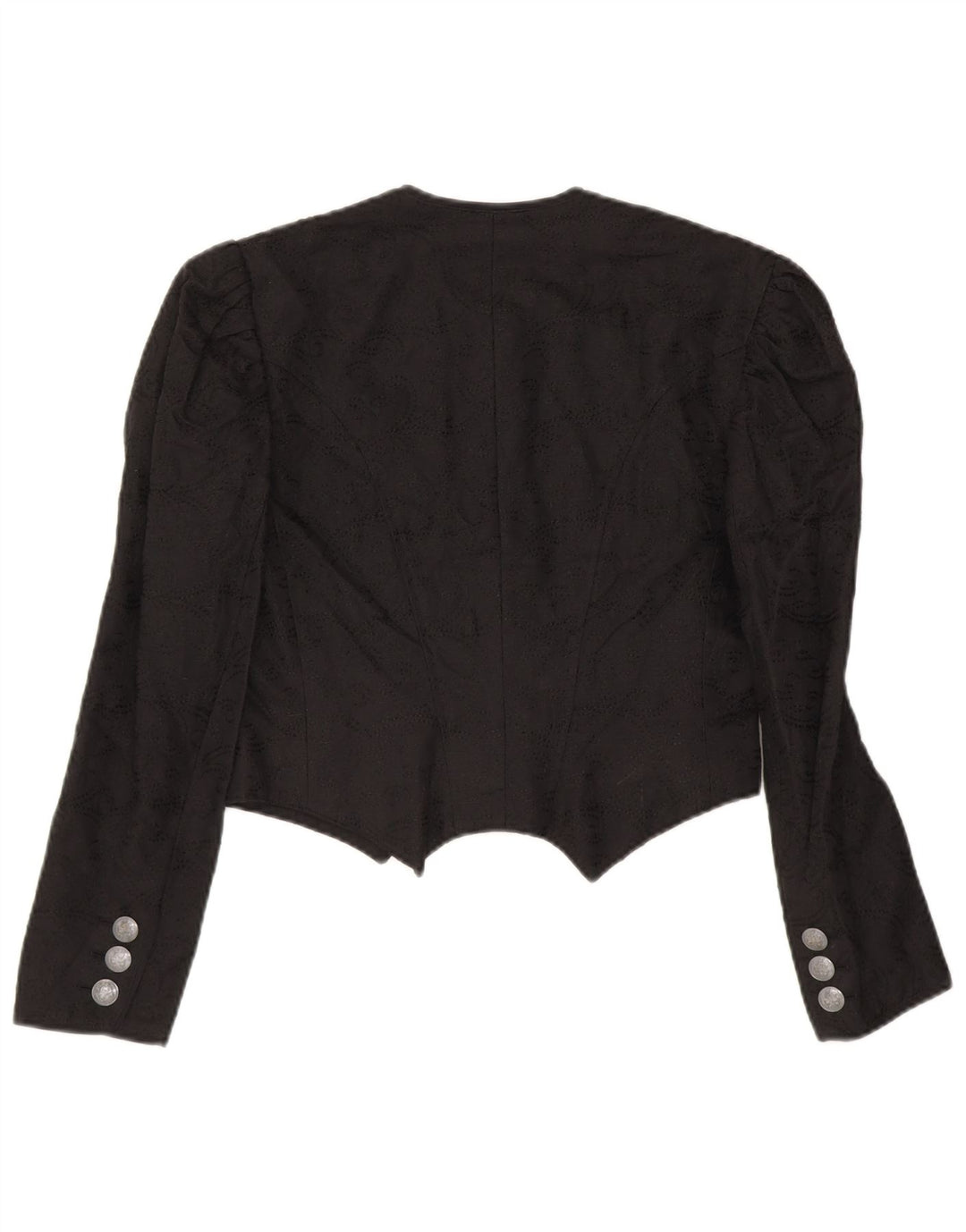 Gossl Damski kardigan Trachten Crop Top EU 40 Średni czarny len