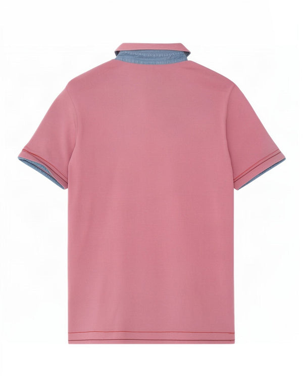 Męska koszulka polo Trussardi Jeans XL, różowa, bawełniana