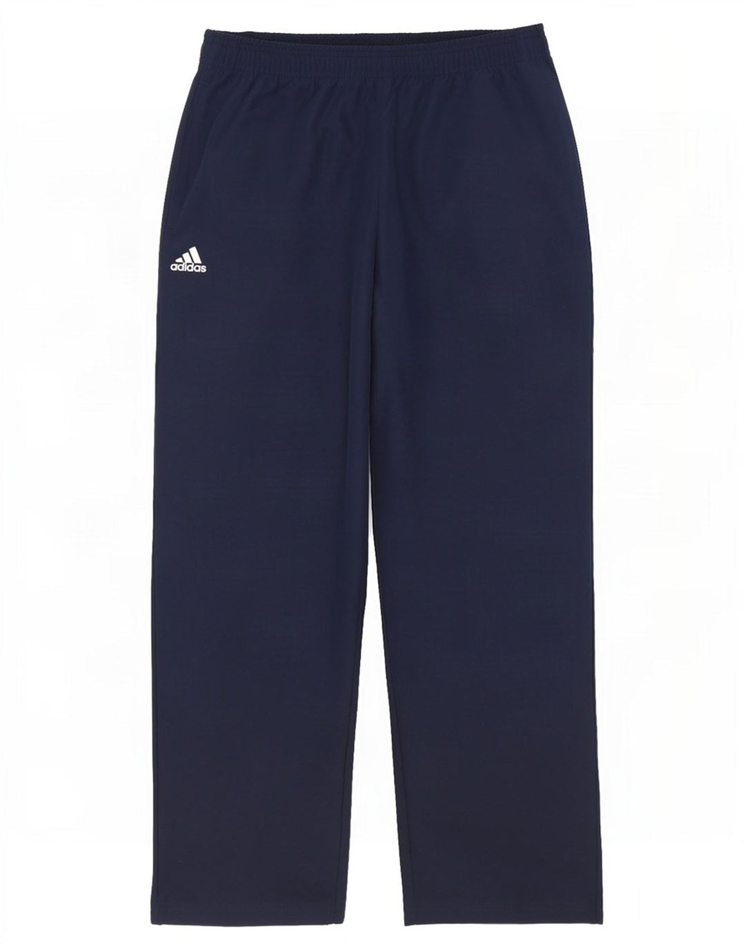 Męskie spodnie dresowe Adidas z grafiką, duże, granatowe, z poliestru