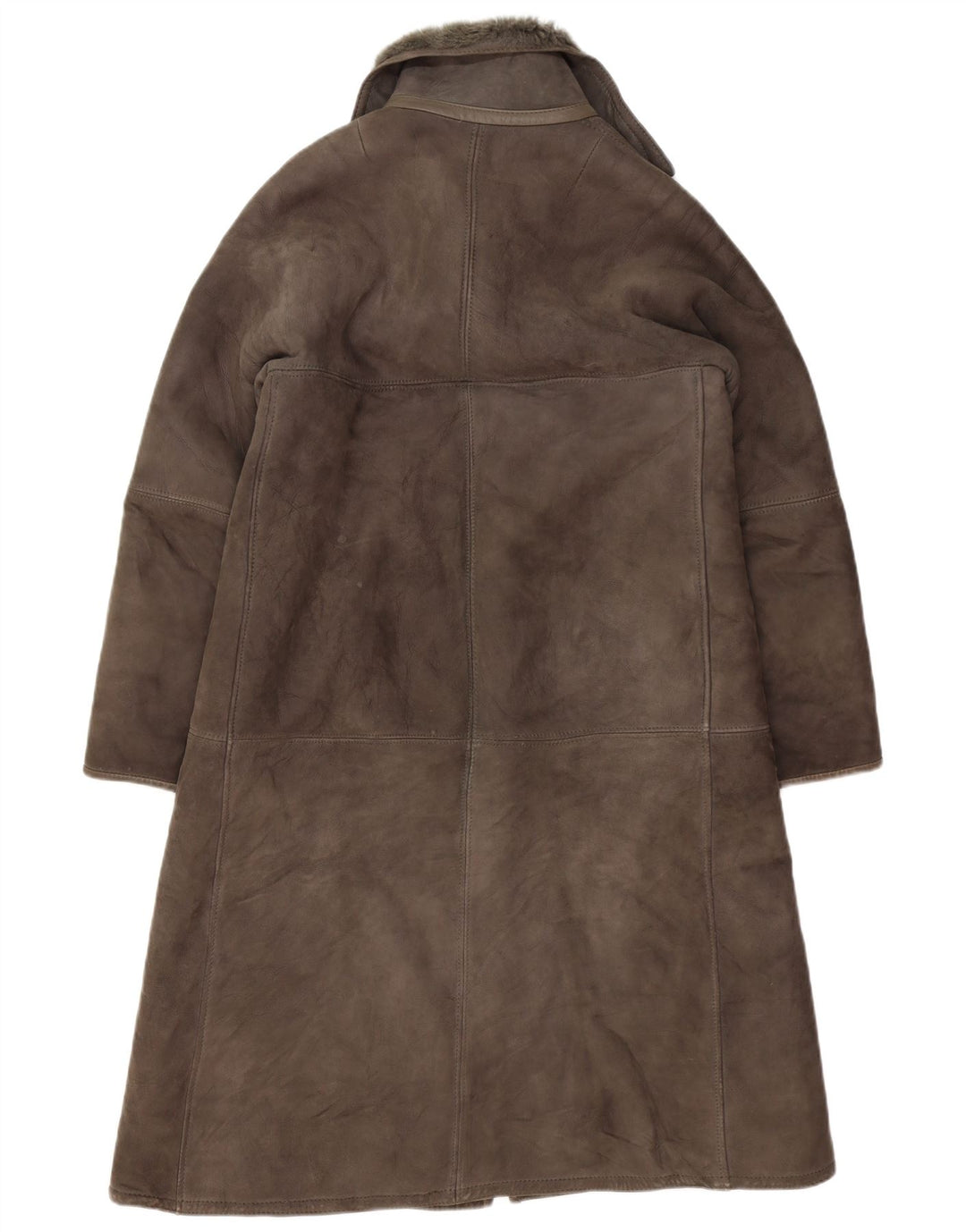 Płaszcz damski w stylu vintage IT 42 Średni szary barankowy