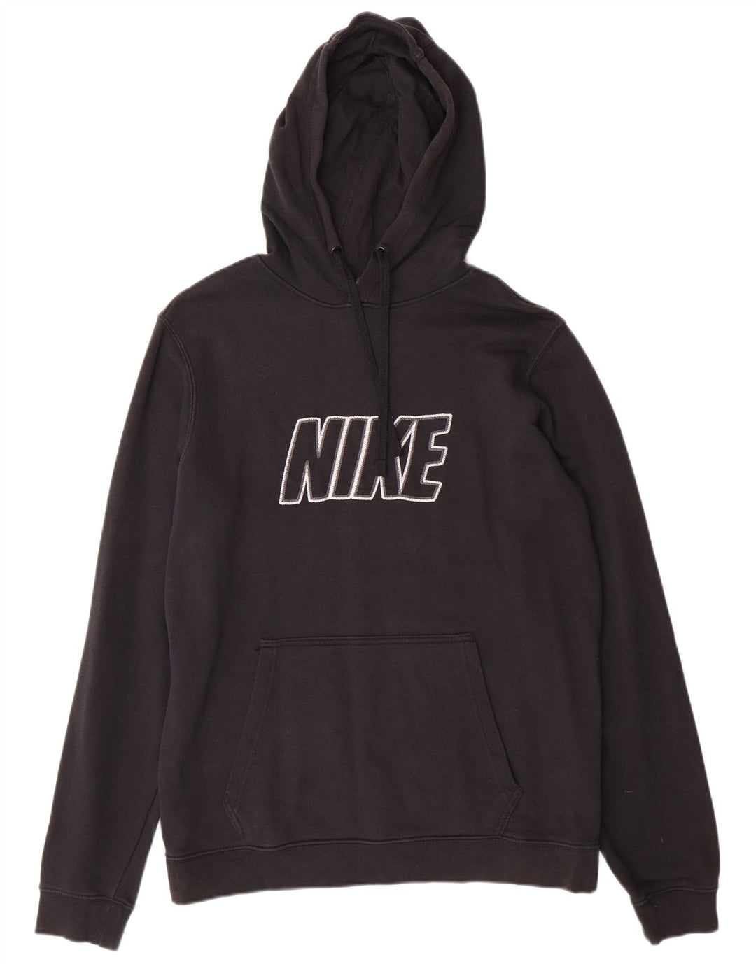 Męski sweter z kapturem Nike z grafiką, średni czarny, bawełniany