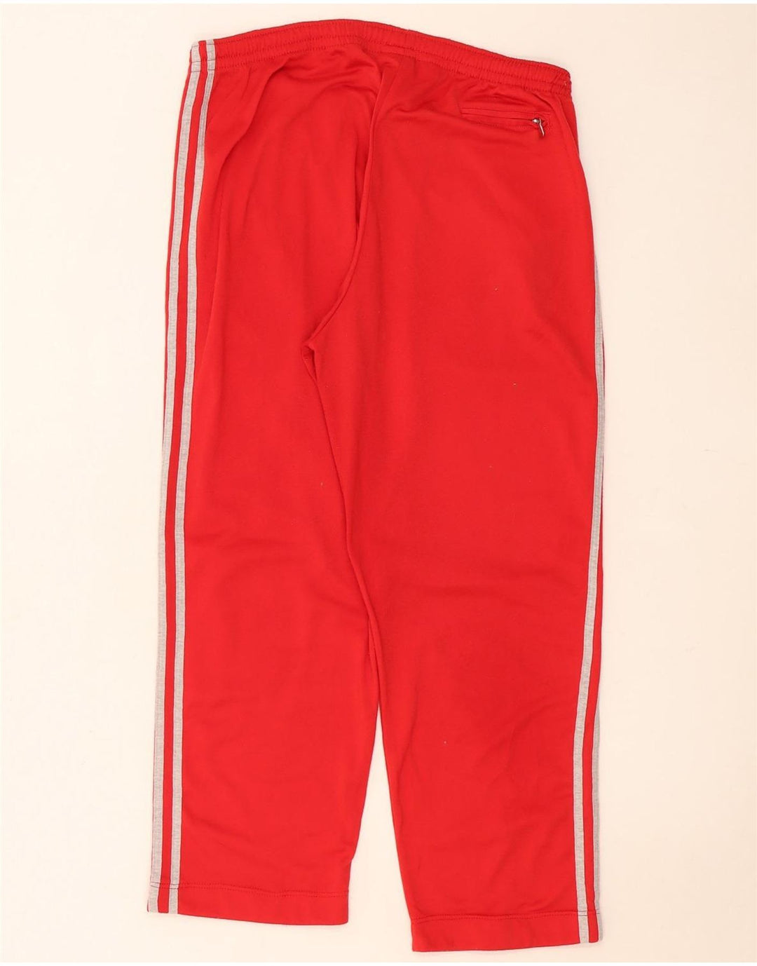 Męskie spodnie dresowe Adidas UK 40/42 Średni czerwony poliester
