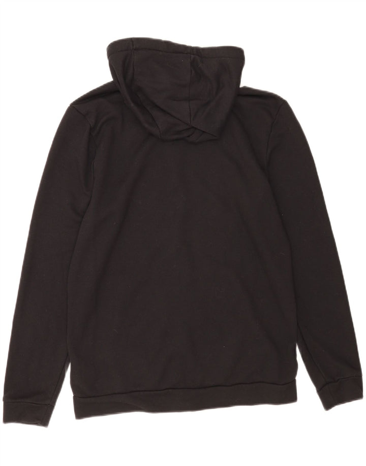 Męski sweter z kapturem i zamkiem błyskawicznym Nike Dri Fit, mały, czarny, poliestrowy