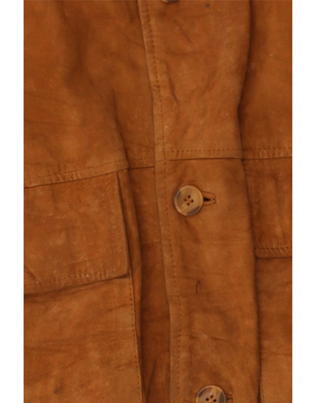 Vintage męska zamszowa kurtka bomber IT 50 duża brązowa skóra