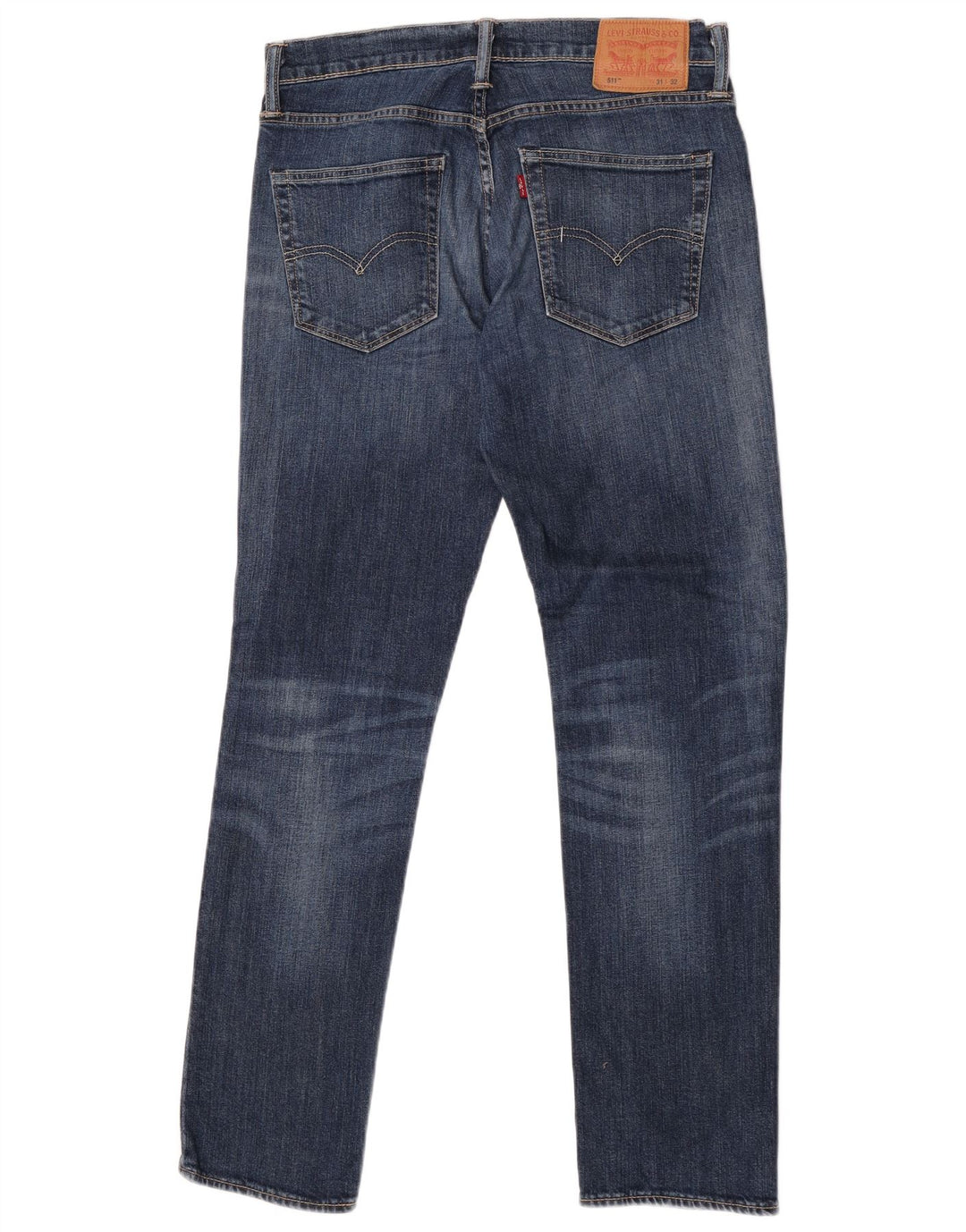 Męskie jeansy Levi's 511 Slim W31 L32 Niebieskie bawełniane