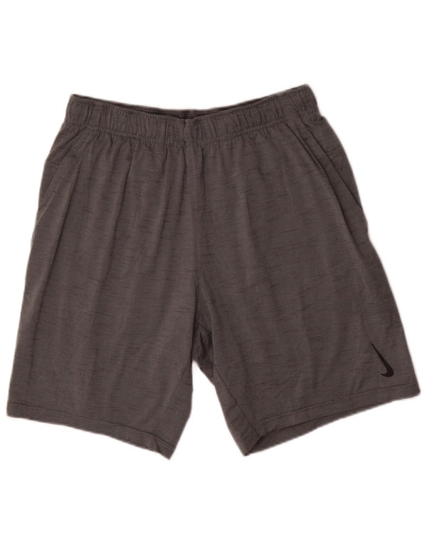 Męskie spodenki sportowe Nike Dri Fit Standard, średnioszare, poliestrowe plamki
