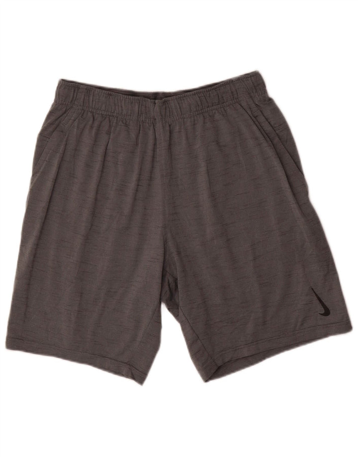 Męskie spodenki sportowe Nike Dri Fit Standard, średnioszare, poliestrowe plamki