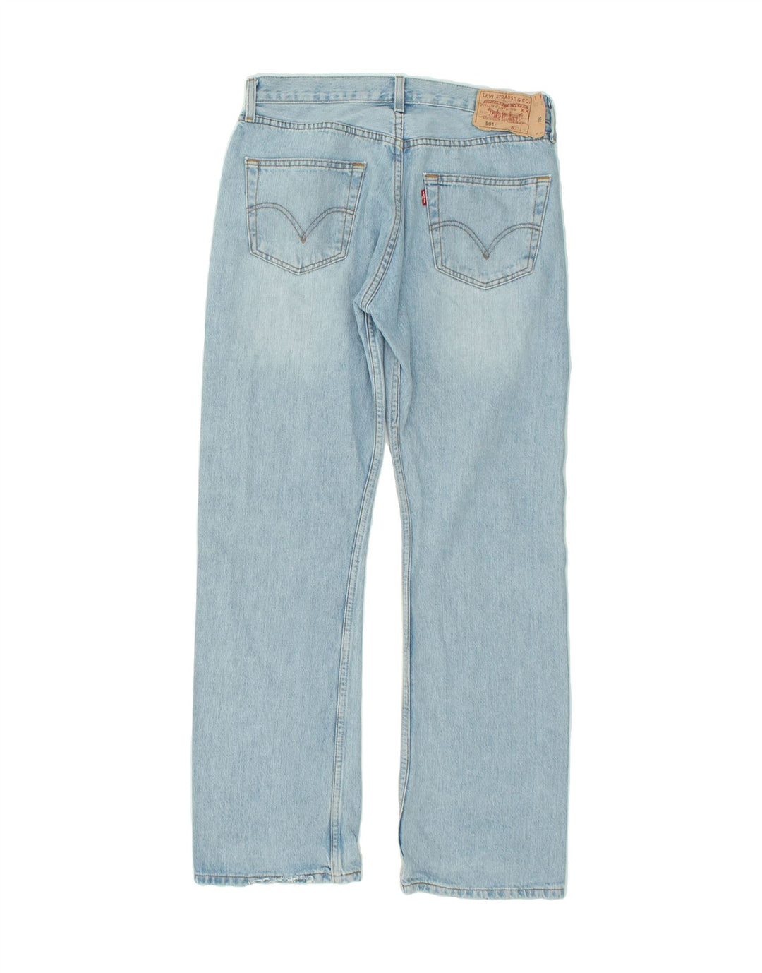 Męskie jeansy LEVI'S 501 Straight W32 L32 Niebieskie bawełniane
