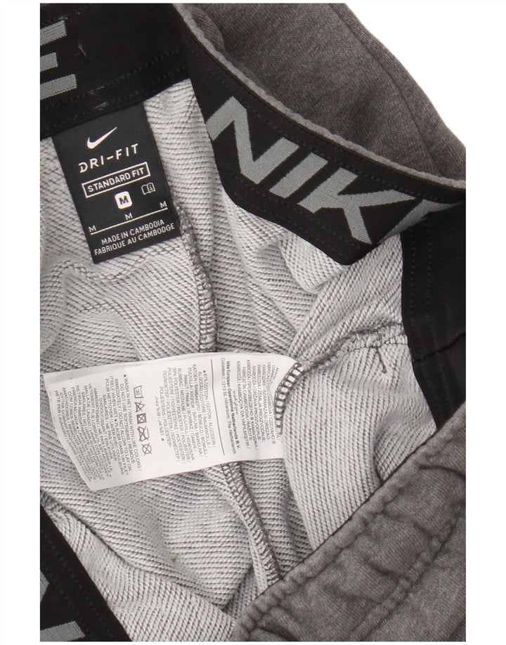 Męskie spodnie dresowe Nike Dri Fit, średnioszare, nakrapiane