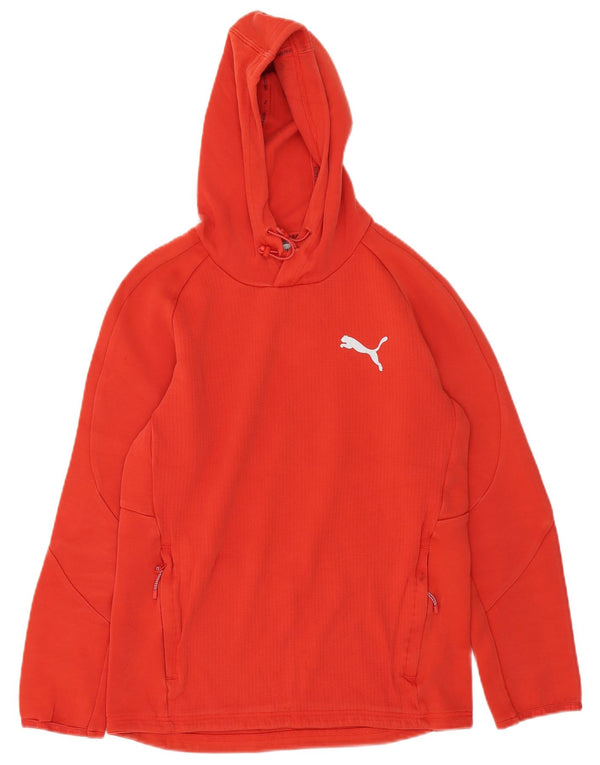 Puma Mens Hoodie Jumper Small Orange