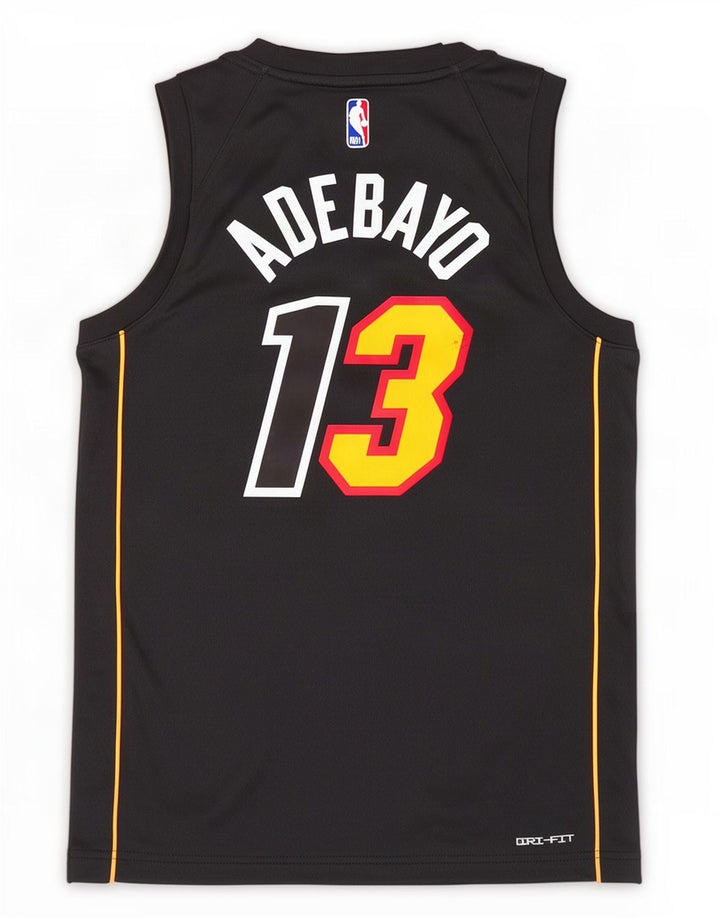 Męska kamizelka z grafiką Nike Miami Heat, średni czarny poliester