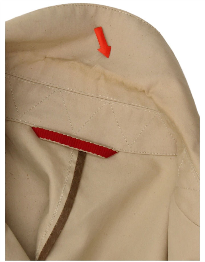 Płaszcz męski Belfe UK 42 XL, beżowy, bawełniany