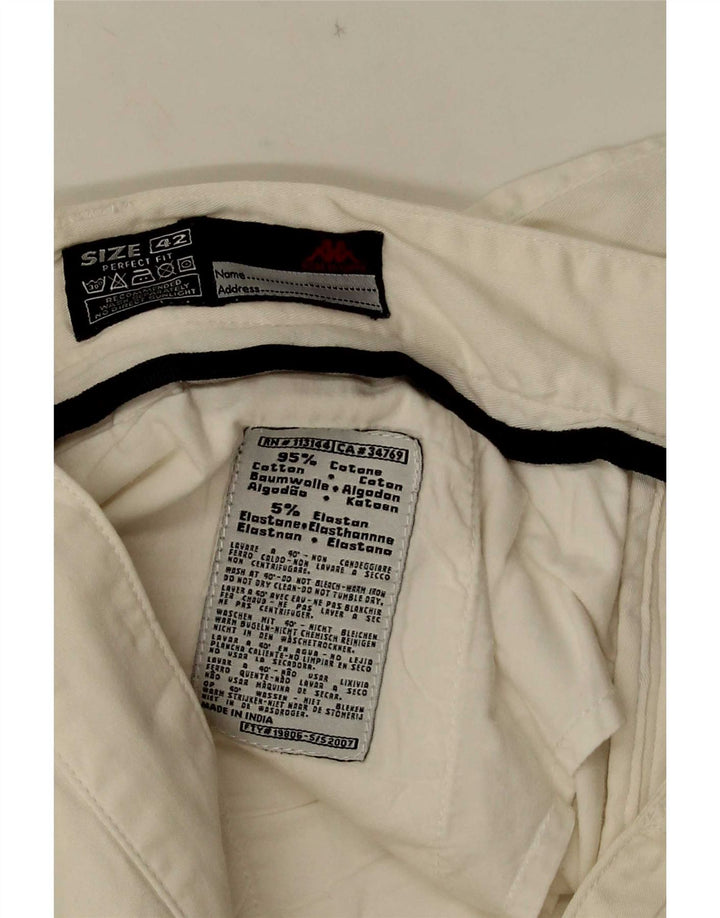 Damskie spodenki Chino Kappa IT 42 Medium W30 Off White Cotton
