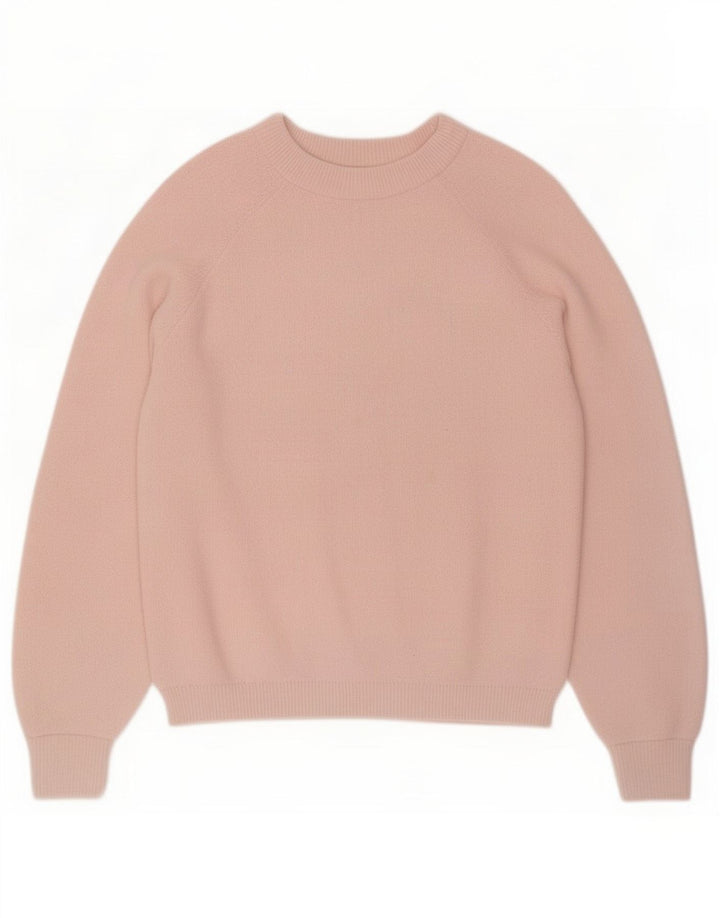 Marks & Spencer Damski sweter oversize z dekoltem w łódkę, UK 14, średni róż