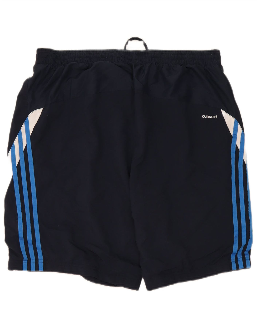 Męskie spodenki sportowe Adidas XL, granatowe, z blokami kolorów, poliestrowe
