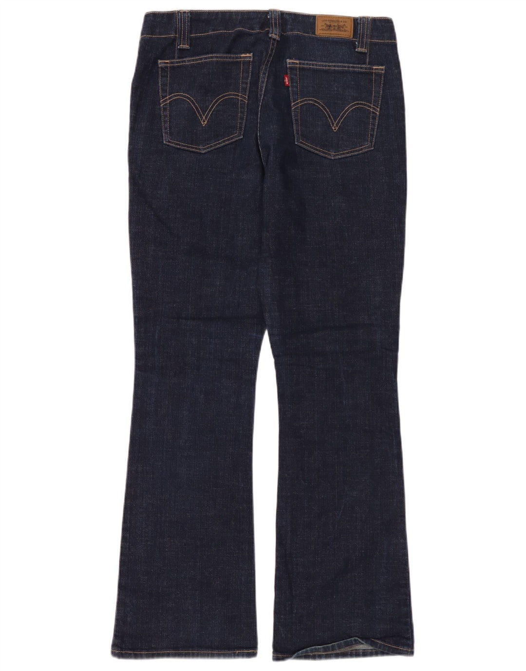 Damskie jeansy Levi's 525 Bootcut US 10 Medium W32 L32 Granatowa bawełna
