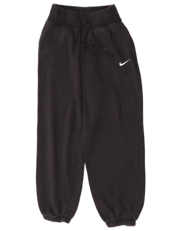 Damskie spodnie dresowe Nike o luźnym kroju Joggers UK 10 Małe, czarne, bawełniane