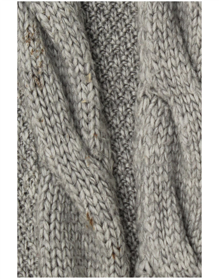 Damski sweter z długim rękawem Zara, UK 14, średni szary