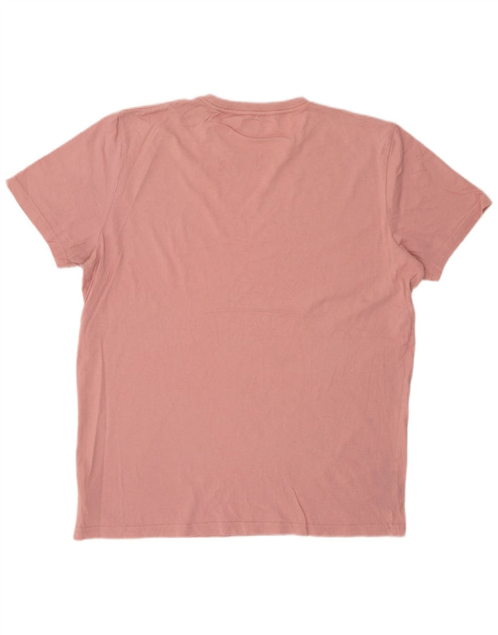 T-shirt męski JOULES, duży, różowy, bawełniany