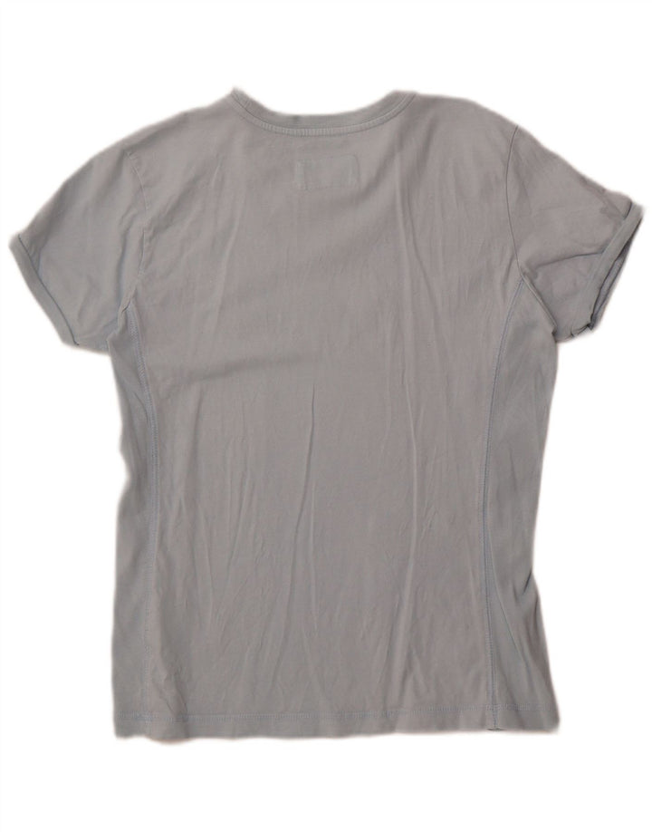 Damska koszulka typu Crop Top UK 18 XL, niebieska