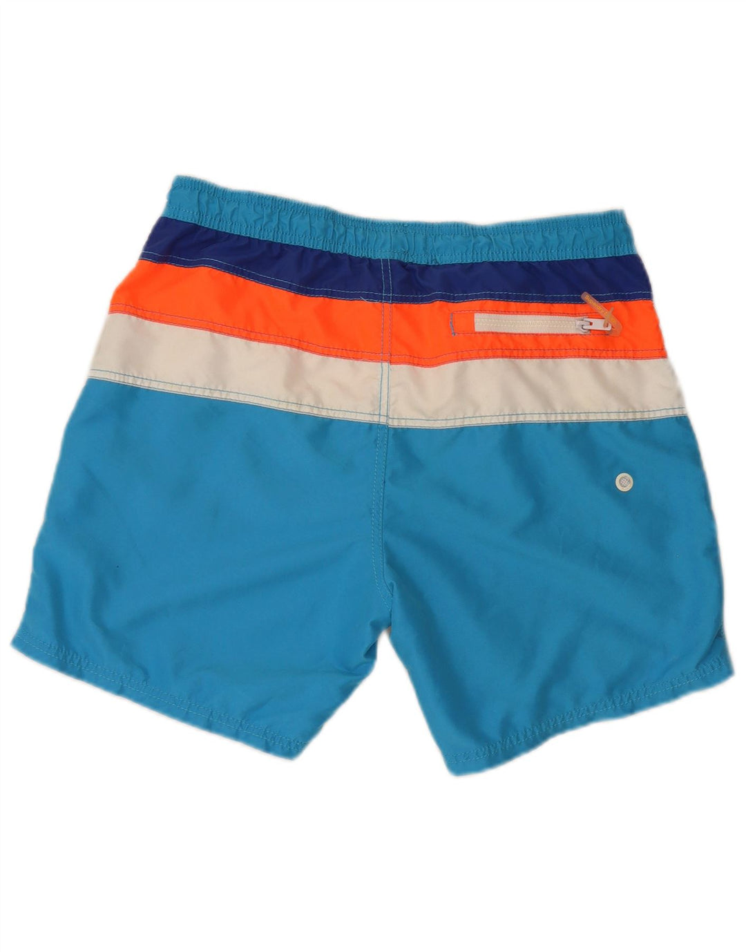 Męskie spodenki kąpielowe Superdry Graphic Regular, duże, niebieskie, z blokami kolorów