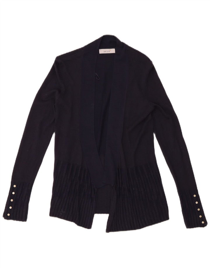 Marks & Spencer Damski sweter rozpinany UK 8 Small, granatowy, wiskoza