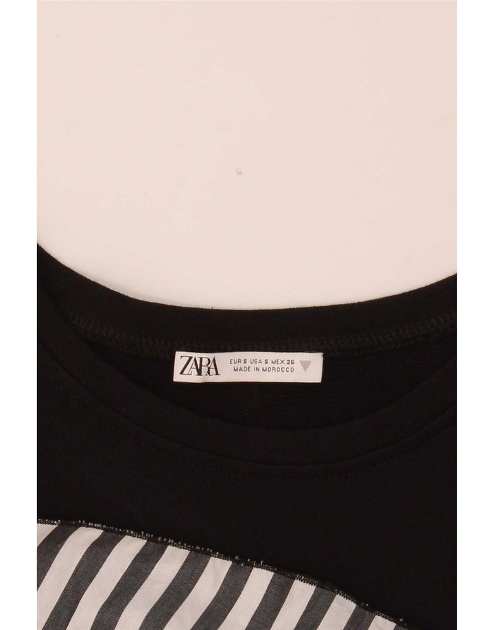 Bluzka damska Zara Top UK 10 w małe czarne paski