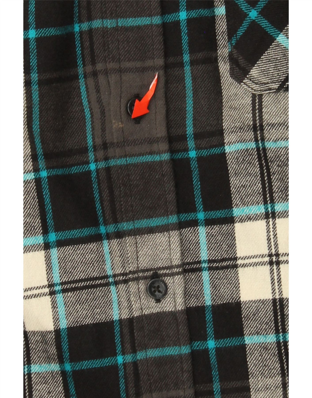 Męska koszula flanelowa Quiksilver o regularnym kroju, średnio szara, bawełniana w kratę