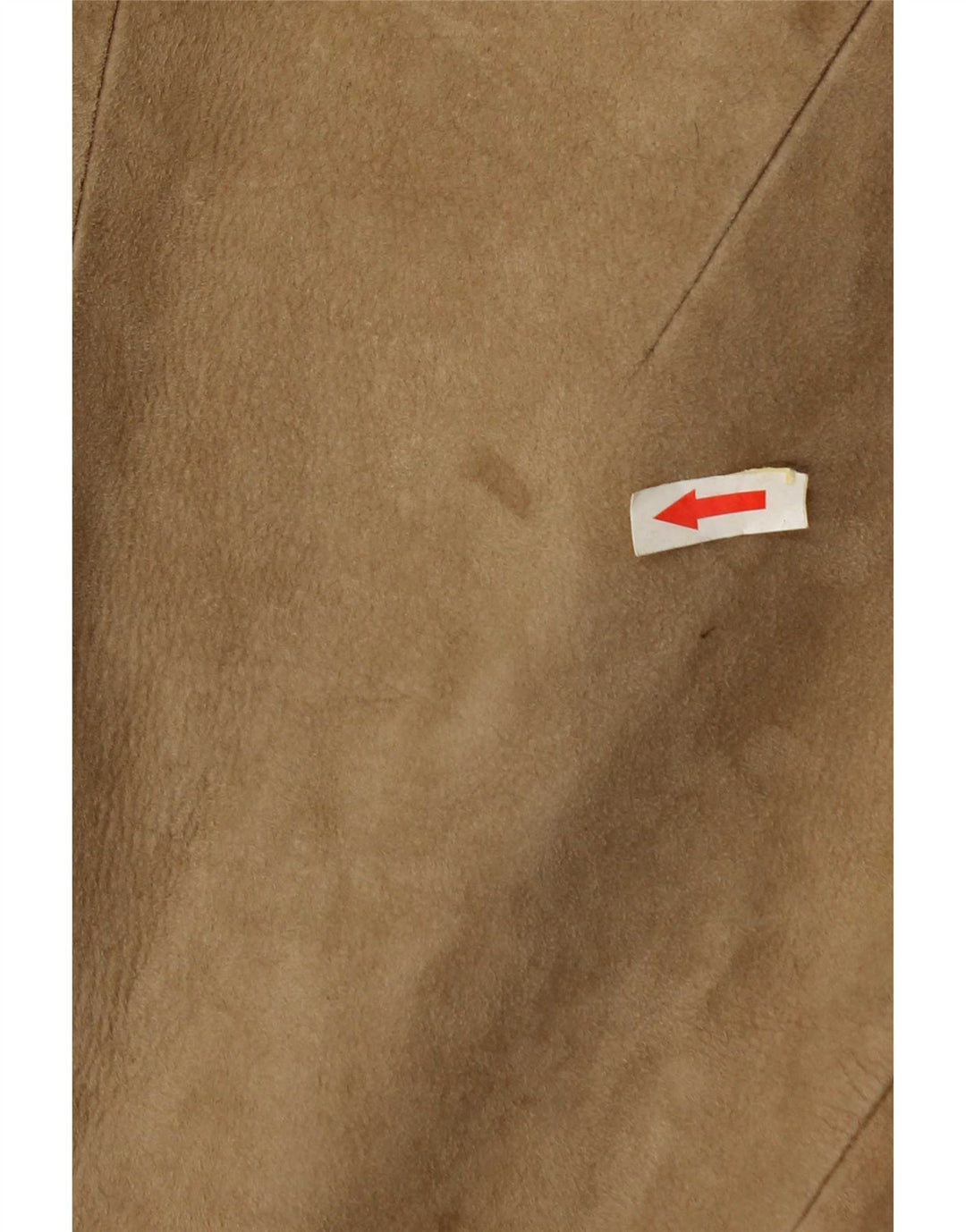 Zamszowa kurtka damska Vintage UK 10 Small Beige