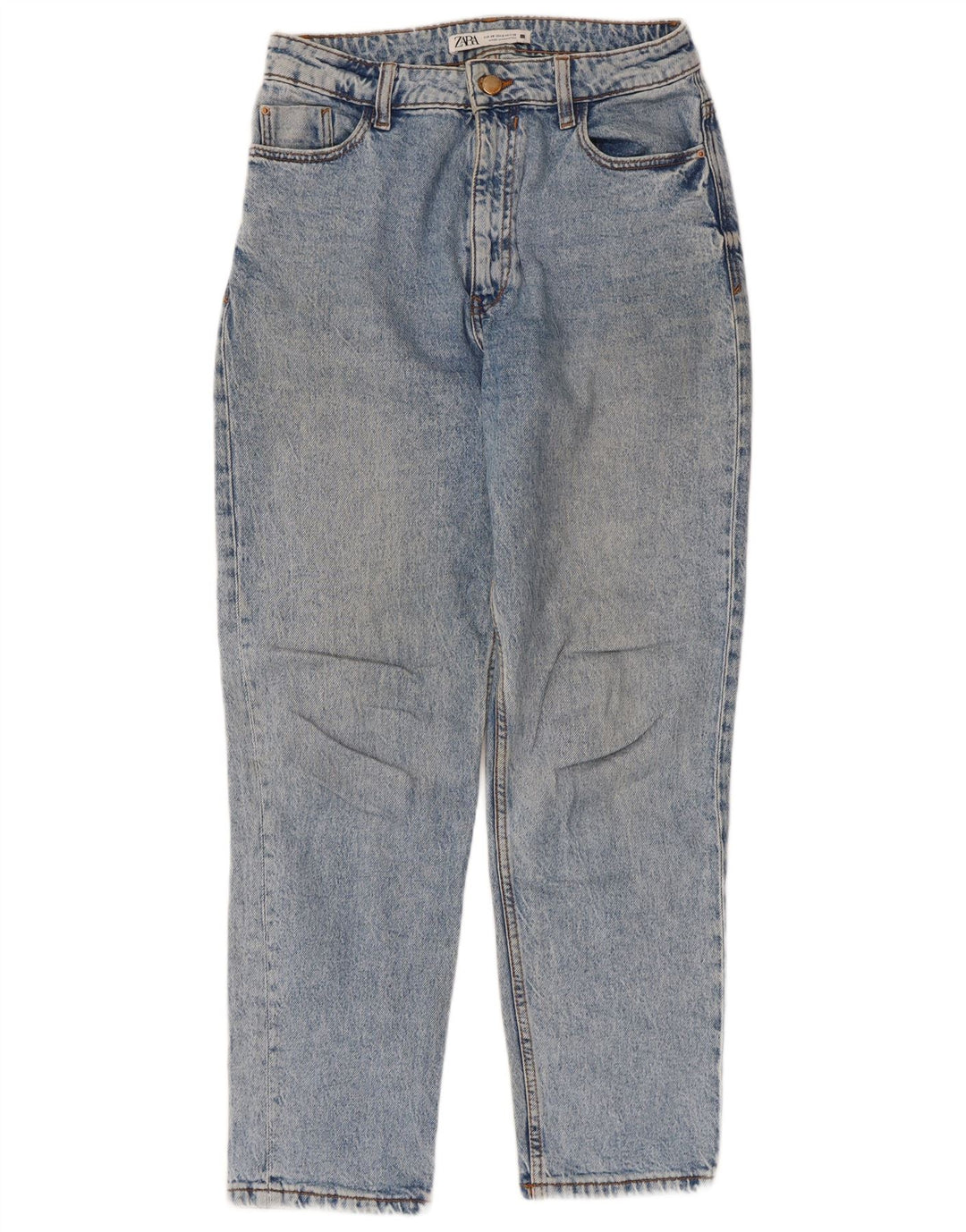 Damskie jeansy zwężane Zara EU 38 Small W28 L27 Niebieskie