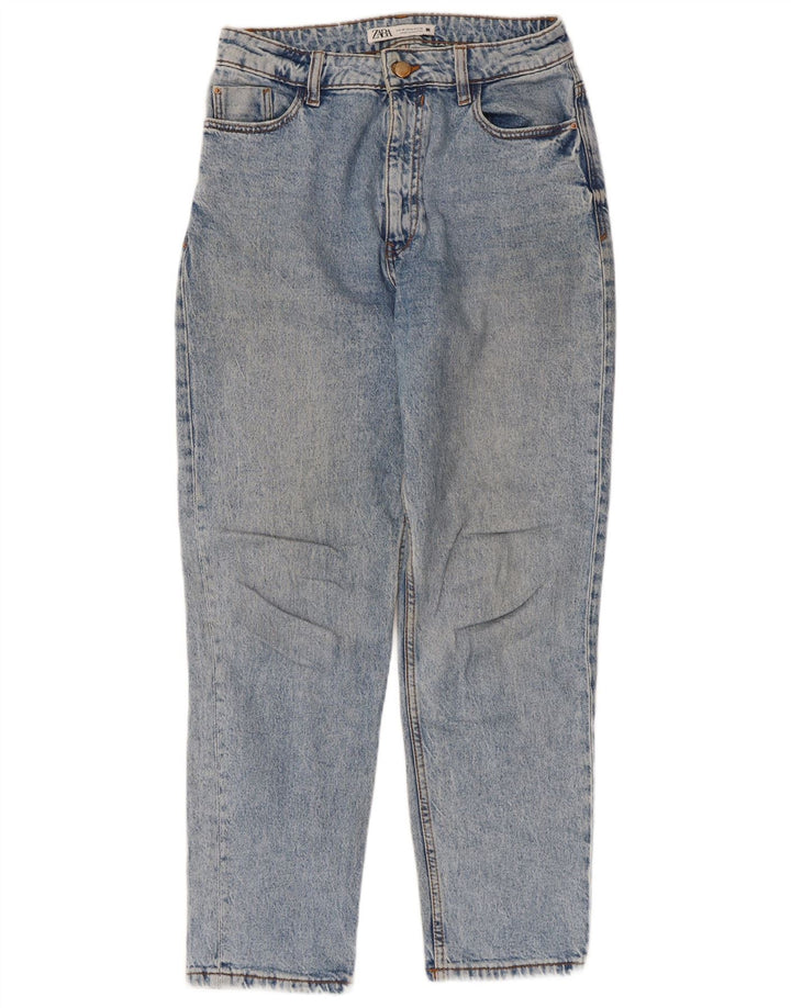 Damskie jeansy zwężane Zara EU 38 Small W28 L27 Niebieskie
