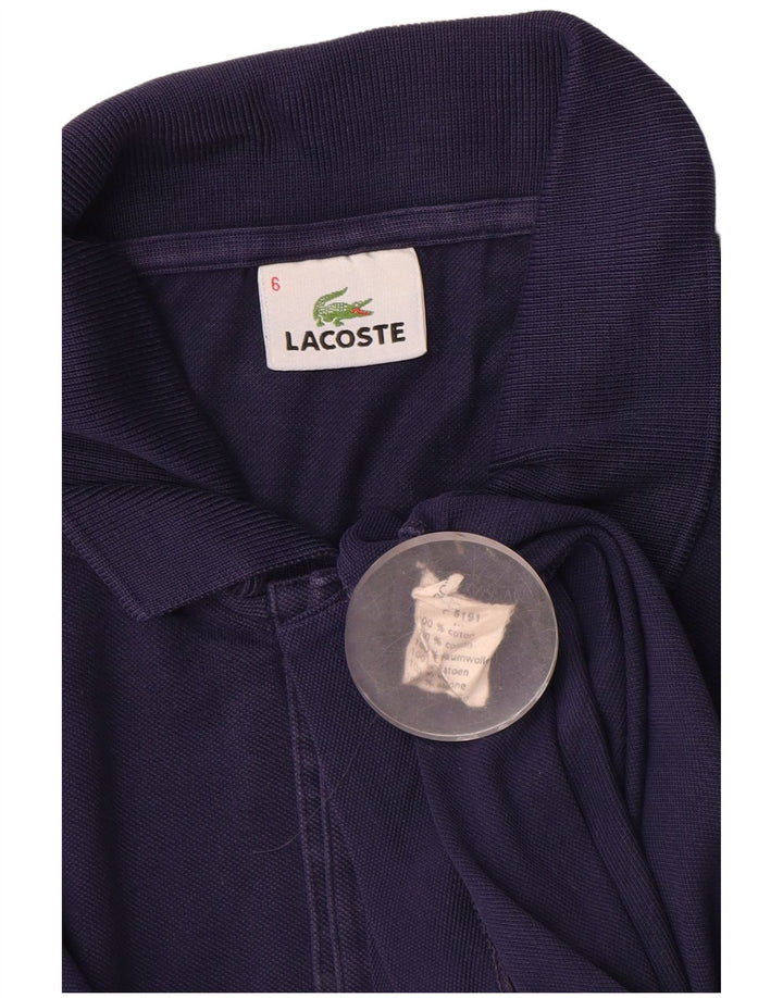 Męska koszulka polo Lacoste, rozmiar 6, XL, granatowa, bawełniana