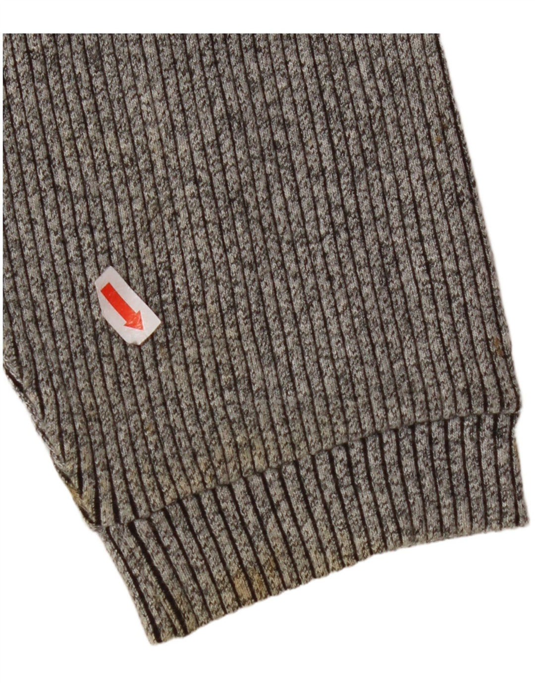 CHAMPION Mens Zip Neck Jumper Sweater Medium Grey