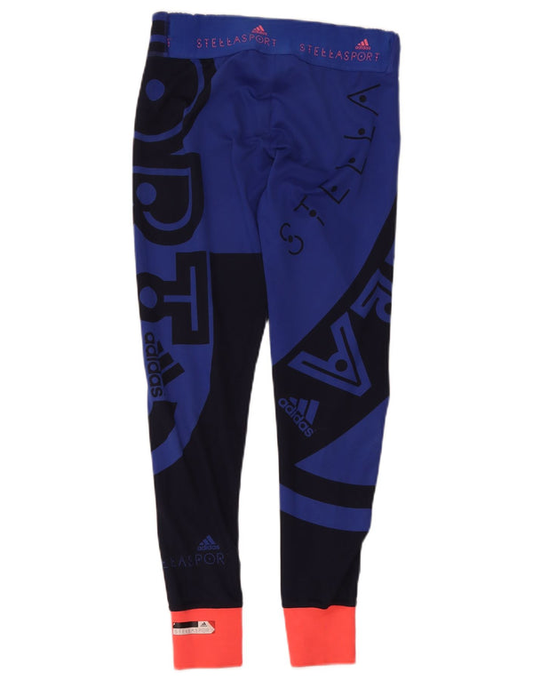 Damskie spodnie dresowe Adidas Stella Joggers UK 8/10 Small Blue