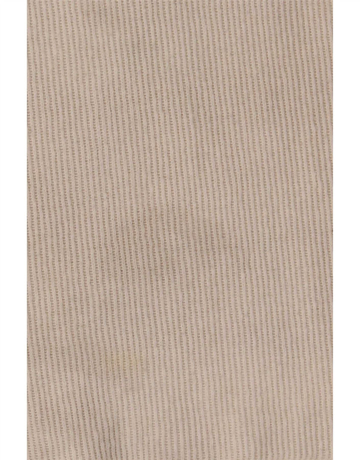 Damski krótki t-shirt Zara UK 16, duży, złamany biały poliester