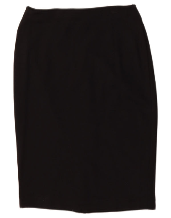 Marks & Spencer Damska spódnica ołówkowa UK 8 Small W27 Czarna wiskoza