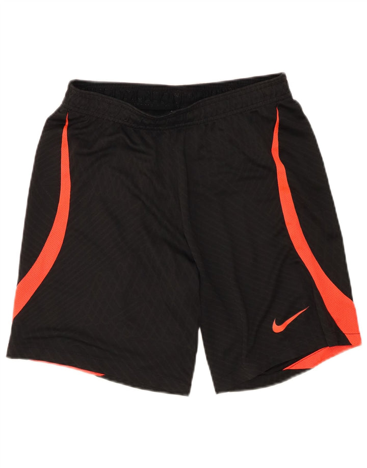 Męskie spodenki sportowe NIKE Dri Fit Slim Fit, mały czarny poliester z blokami kolorów