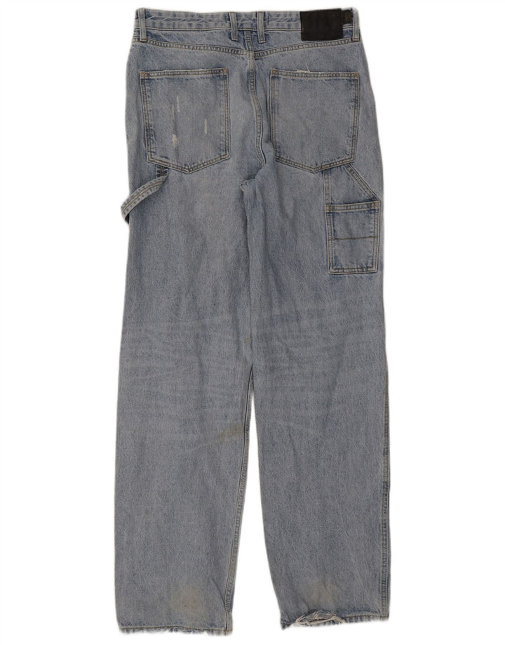Męskie jeansy Superdry Cargo Straight W32 L34 Niebieskie