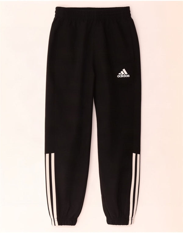 Adidas Chłopięce Spodnie Dresowe Joggery 7-8 Lat Czarny Poliester