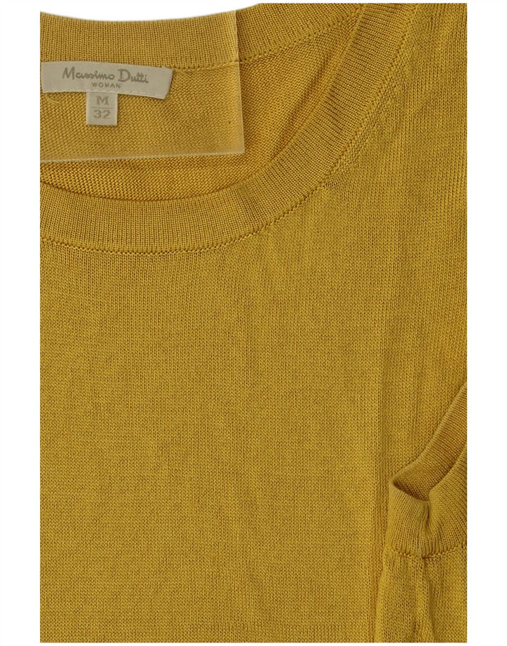 Kamizelka damska Massimo Dutti Top UK 12 Średni żółty