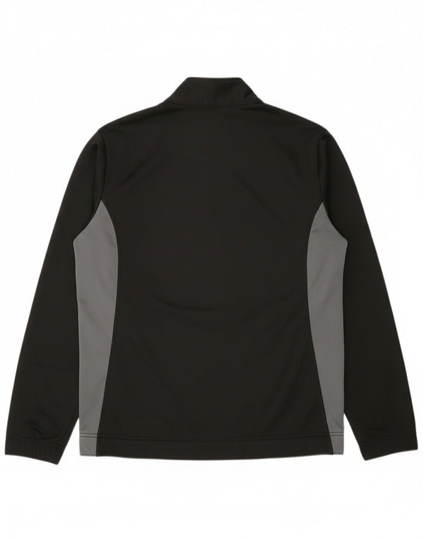 Męska kurtka dresowa Champion XL, czarny, poliester z blokami kolorów