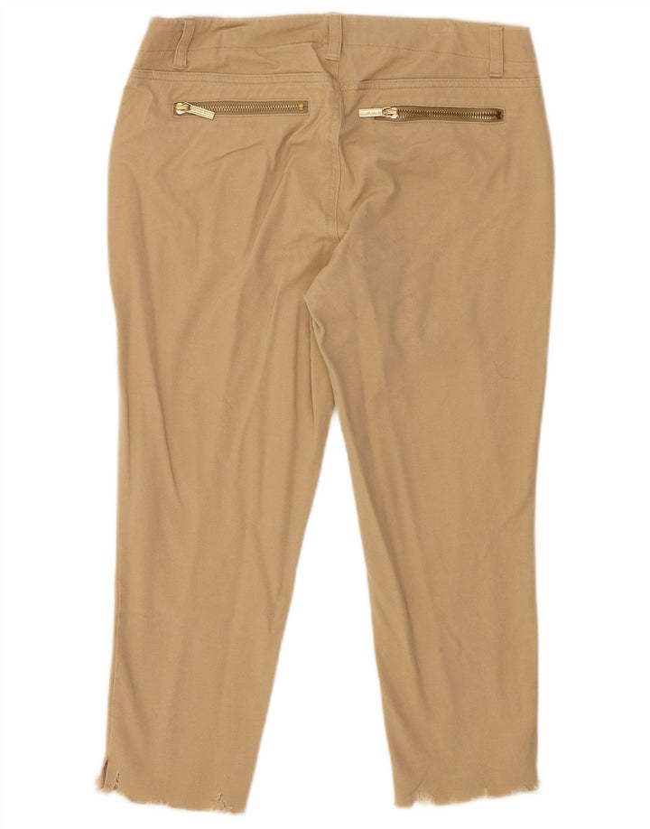 Spodnie damskie MICHAEL KORS Capri US 4 małe W30 L21 beżowe