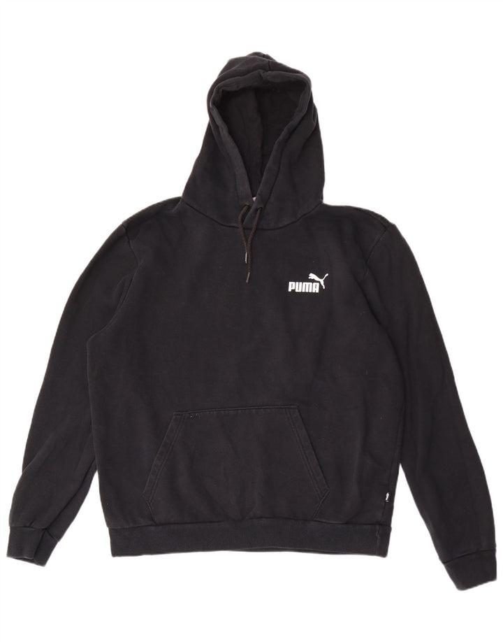Męski sweter z kapturem Puma, duży, czarny, bawełniany